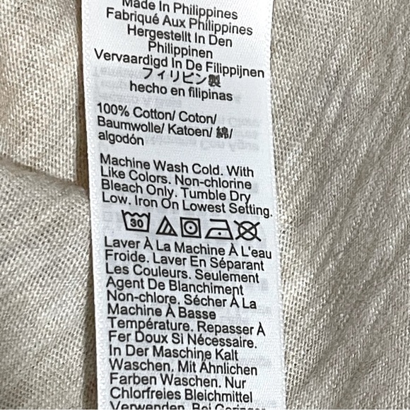 J Crew Fac NWT Girlfriend Pocket Tank Top Size Small in Color Heather Oatmeal - Picture 11 of 12